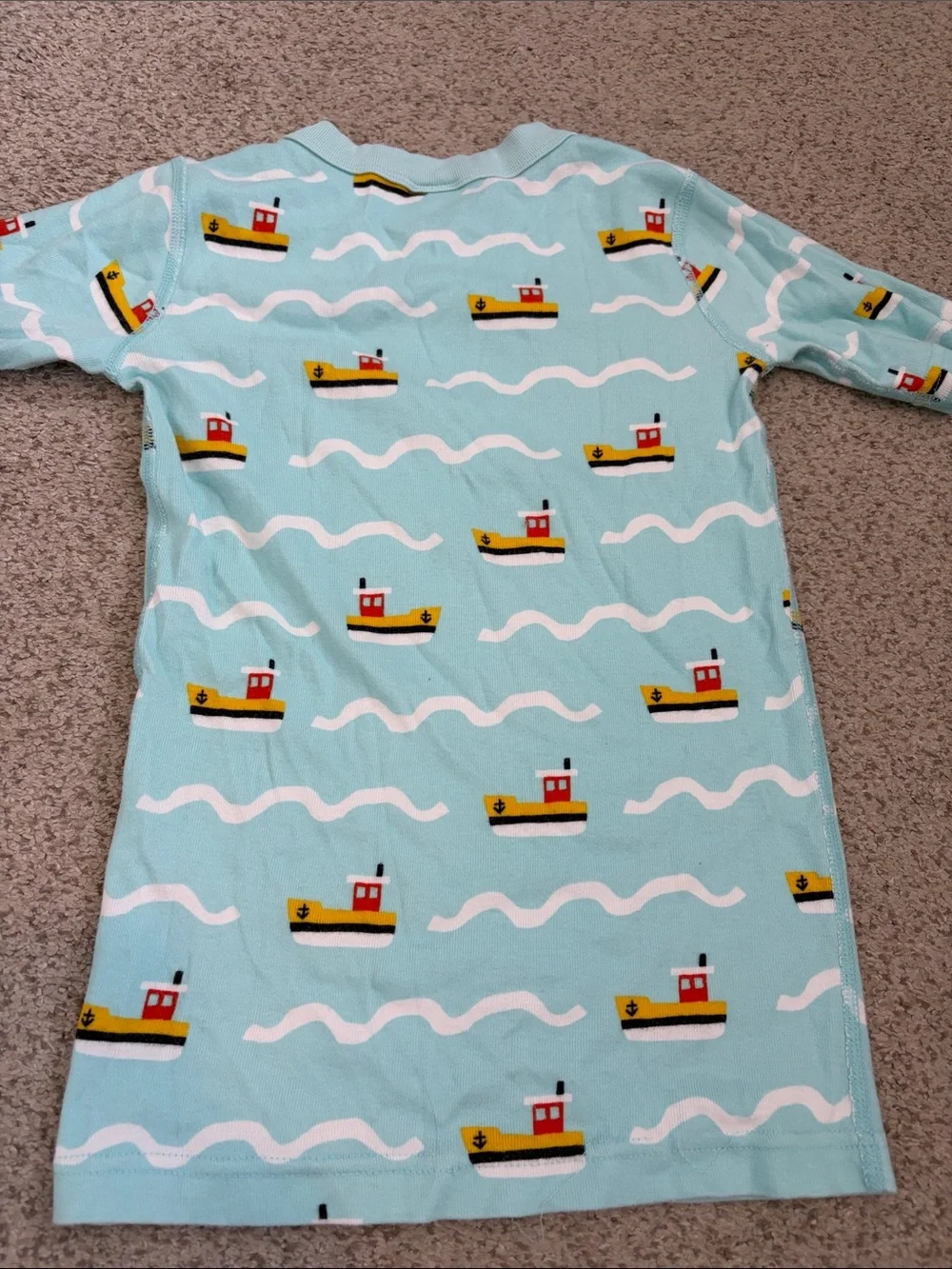 Hanna Andersson Boat PJ Set. 10